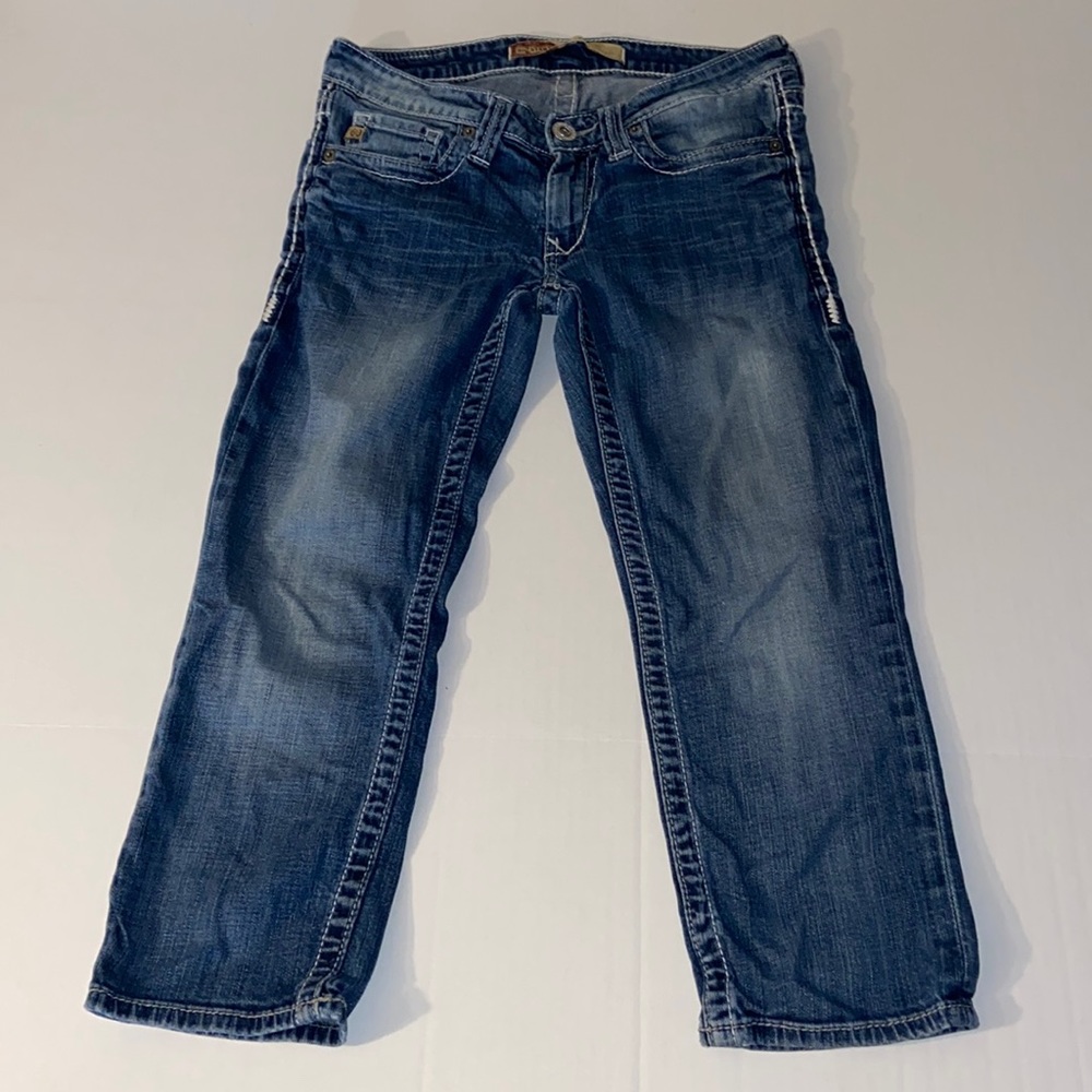 Big Star Ultra Low Rise Sweet Size 27 Women’s Blue Capri Jeans